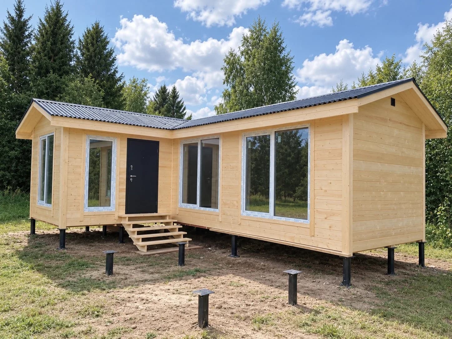 Дом с панорамными окнами